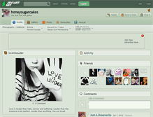 Tablet Screenshot of honeysugarcakes.deviantart.com