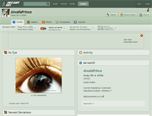 Tablet Screenshot of alwafaprince.deviantart.com