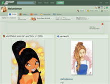 Tablet Screenshot of melonlemon.deviantart.com