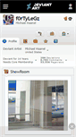 Mobile Screenshot of f0rtylegz.deviantart.com