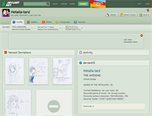 Tablet Screenshot of hetalia-tard.deviantart.com