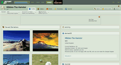 Desktop Screenshot of nibbles-the-hamster.deviantart.com