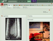 Tablet Screenshot of lyryca.deviantart.com