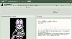 Desktop Screenshot of curiosityband.deviantart.com