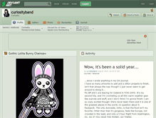 Tablet Screenshot of curiosityband.deviantart.com