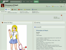 Tablet Screenshot of princesses-of-heart.deviantart.com