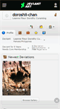 Mobile Screenshot of doroshii-chan.deviantart.com