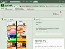 Tablet Screenshot of ninja-brad.deviantart.com