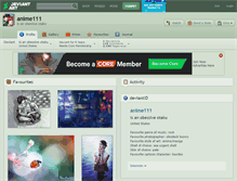 Tablet Screenshot of anime111.deviantart.com