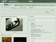 Tablet Screenshot of king-az.deviantart.com