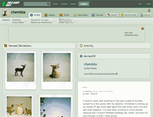 Tablet Screenshot of chemista.deviantart.com
