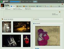 Tablet Screenshot of mnpkg.deviantart.com