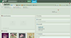 Desktop Screenshot of angelina84.deviantart.com