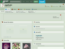 Tablet Screenshot of angelina84.deviantart.com