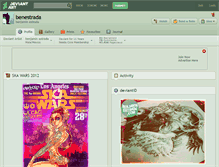 Tablet Screenshot of benestrada.deviantart.com