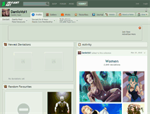 Tablet Screenshot of danilovol1.deviantart.com