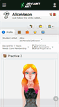 Mobile Screenshot of alicemason.deviantart.com
