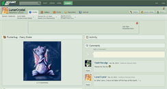Desktop Screenshot of lunarcrystal.deviantart.com