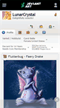 Mobile Screenshot of lunarcrystal.deviantart.com
