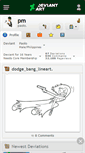 Mobile Screenshot of pm.deviantart.com