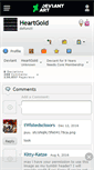 Mobile Screenshot of heartgold.deviantart.com