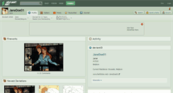Desktop Screenshot of janedoe01.deviantart.com
