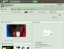 Tablet Screenshot of chinchikurin.deviantart.com