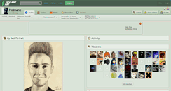 Desktop Screenshot of hotmane.deviantart.com