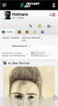 Mobile Screenshot of hotmane.deviantart.com