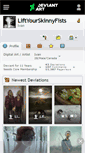 Mobile Screenshot of liftyourskinnyfists.deviantart.com