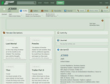 Tablet Screenshot of jc5000.deviantart.com