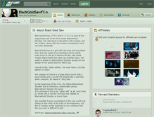 Tablet Screenshot of blackgoldsawfc.deviantart.com