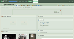 Desktop Screenshot of morningglory1287.deviantart.com