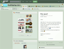 Tablet Screenshot of mudshipping-club.deviantart.com