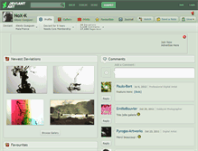Tablet Screenshot of nox-k.deviantart.com