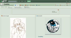 Desktop Screenshot of cloudkitty.deviantart.com