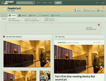 Tablet Screenshot of paladincecil.deviantart.com