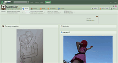 Desktop Screenshot of hostilitywolf.deviantart.com