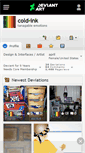 Mobile Screenshot of cold-ink.deviantart.com