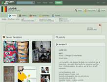 Tablet Screenshot of cold-ink.deviantart.com