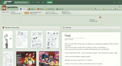 Desktop Screenshot of carochinha.deviantart.com