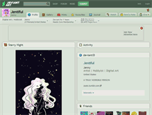 Tablet Screenshot of jentiful.deviantart.com