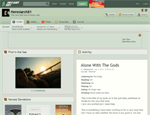 Tablet Screenshot of heresiarch81.deviantart.com