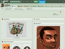 Tablet Screenshot of andloco.deviantart.com