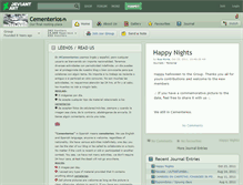 Tablet Screenshot of cementerios.deviantart.com