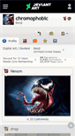 Mobile Screenshot of chromophobic.deviantart.com