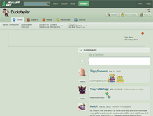 Tablet Screenshot of duckstapler.deviantart.com