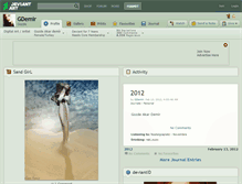 Tablet Screenshot of gdemir.deviantart.com
