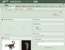 Tablet Screenshot of imyst.deviantart.com