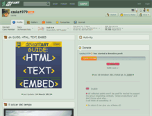 Tablet Screenshot of caska1979.deviantart.com